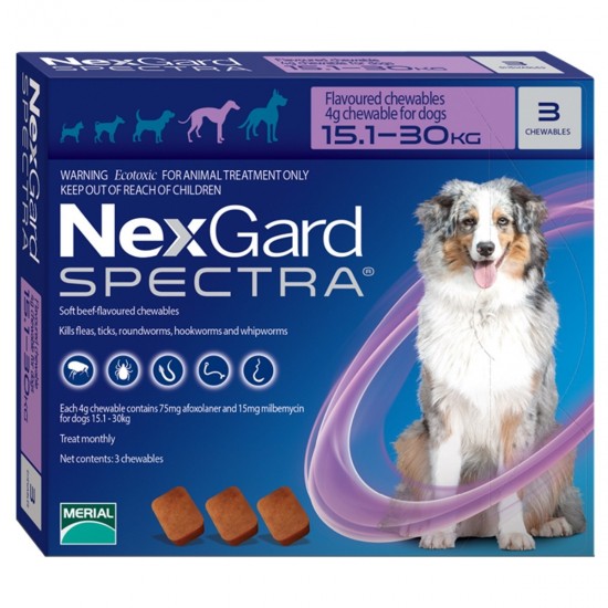 Nexgard Spectra L 15-30 Kg-(1 Kutu 3 Tablet İçerir)