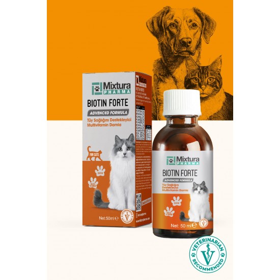 Mixtura Pharma Biotin Forte Tüy Sağlığını Destekleyici Multivitamin Damla