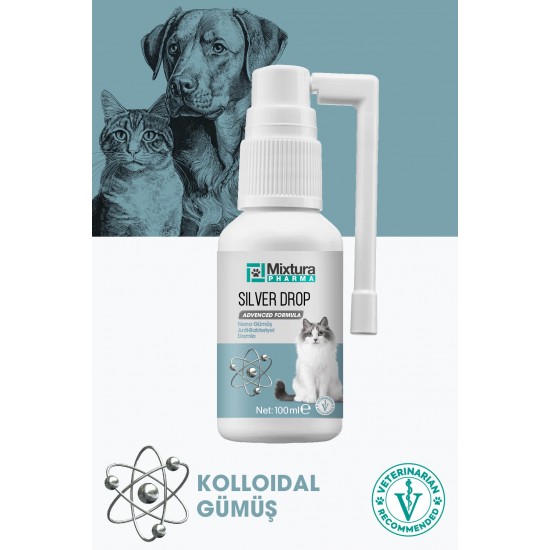 Mixtura Pharma Silver Drop Nano-Gümüş Antibakteriyel Damla Sprey 