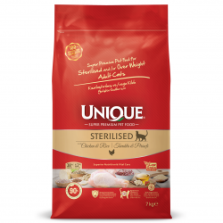 Unique Kısırlaştırılmış Kedi Maması Tavuklu 7 kg